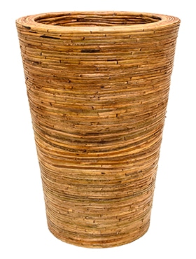 Plantenbak van riet