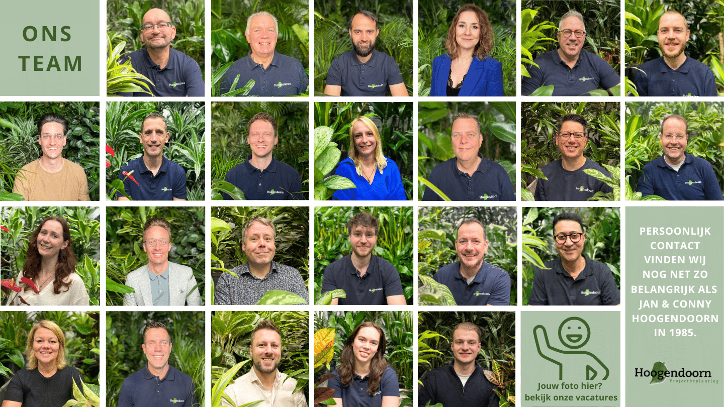 Hoogendoorn Projectbeplanting - team in april 2026