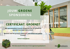 Sponsor een groene school