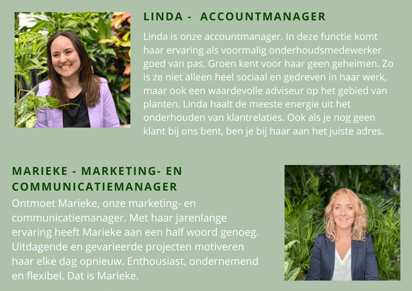 Linda en Marieke - team Hoogendoorn