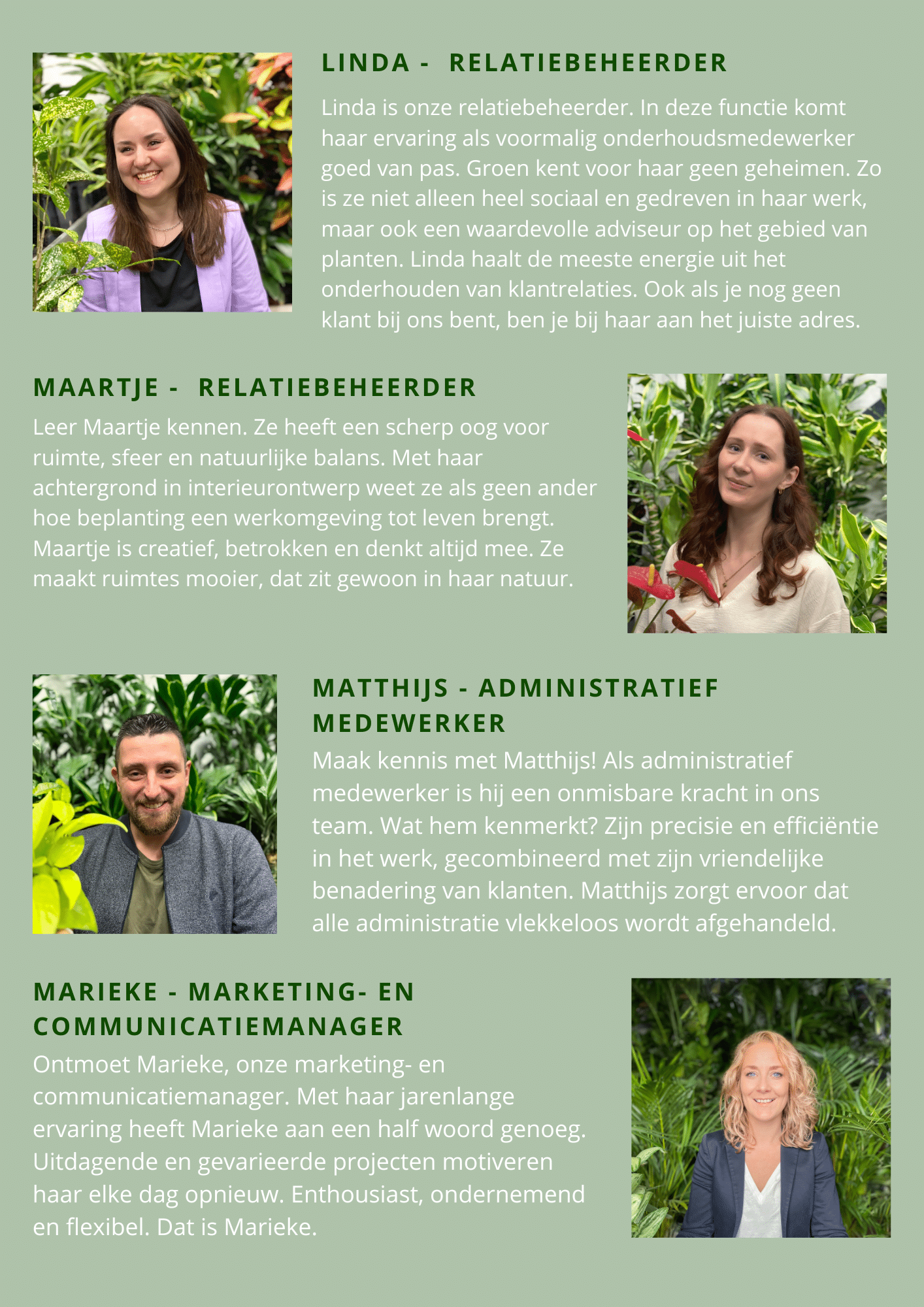 Team kantoor relatiebeheerder, administratief en communicatie