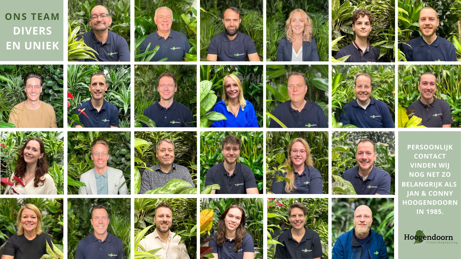 Hoogendoorn Projectbeplanting team augustus 2025 | Houten